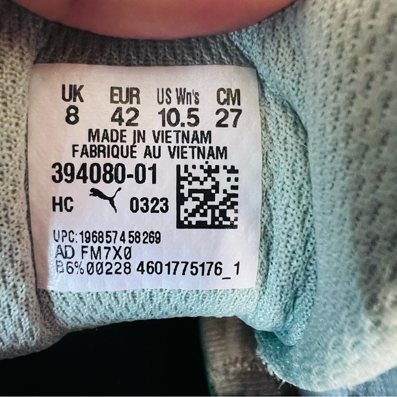 Puma TRC Mira Tech Colorful Green Sneakers Size 10.5 - Picture 4 of 11